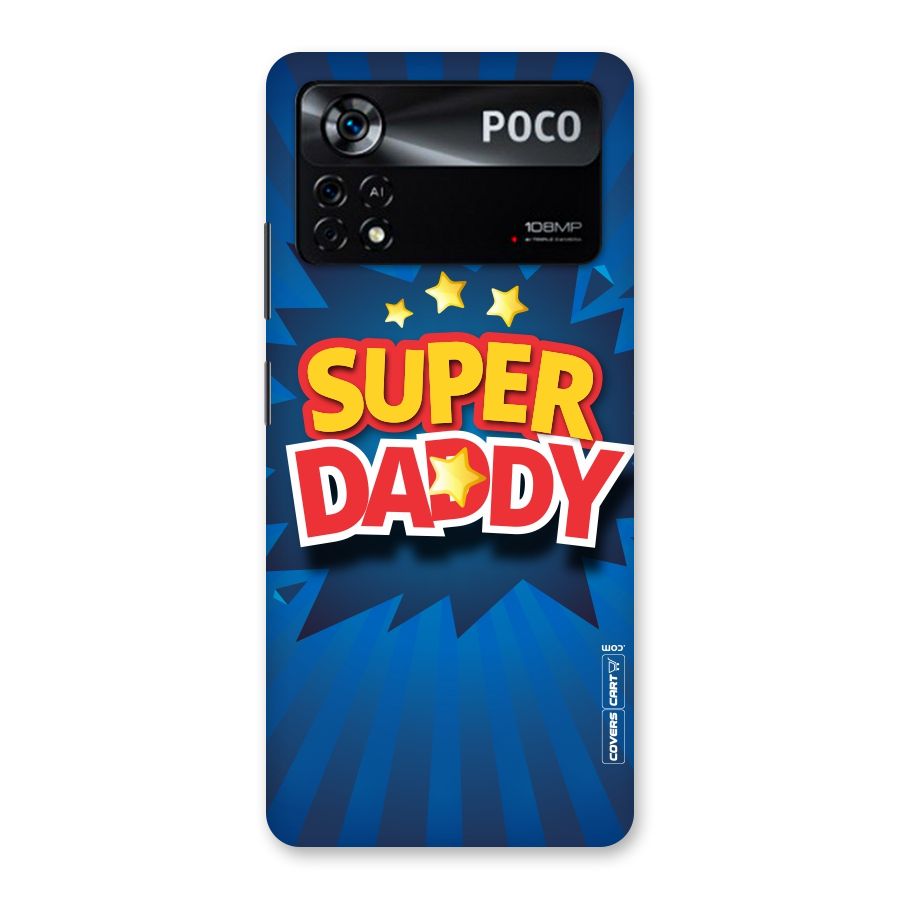 Super Daddy Back Case for Poco X4 Pro 5G
