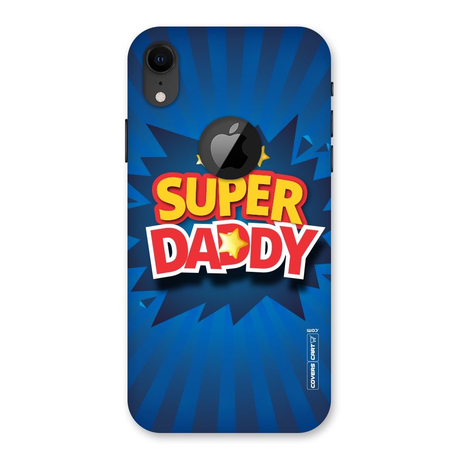 Super Daddy Back Case for iPhone XR Logo Cut