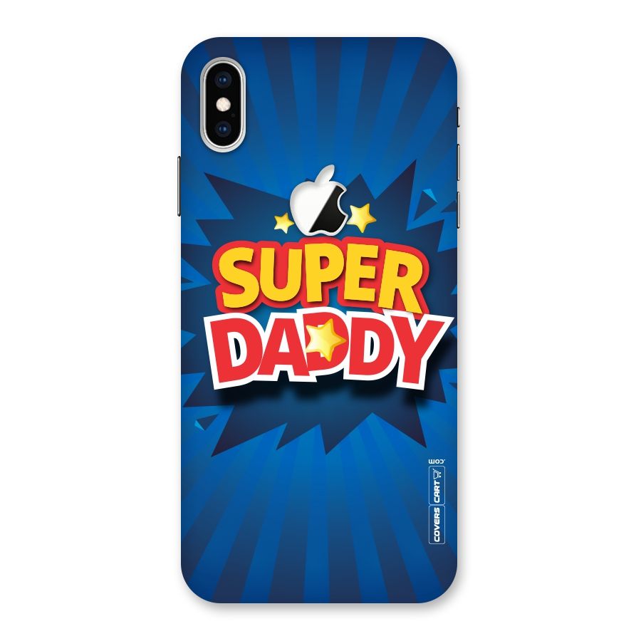 Super Daddy Back Case for iPhone XS Max Apple Cut