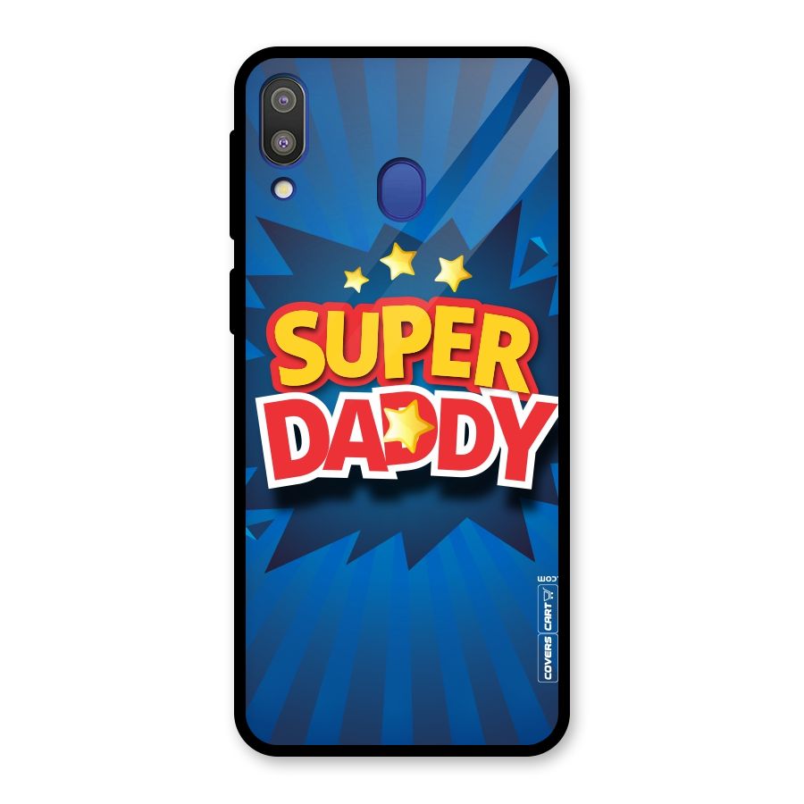 Super Daddy Glass Back Case for Galaxy M20