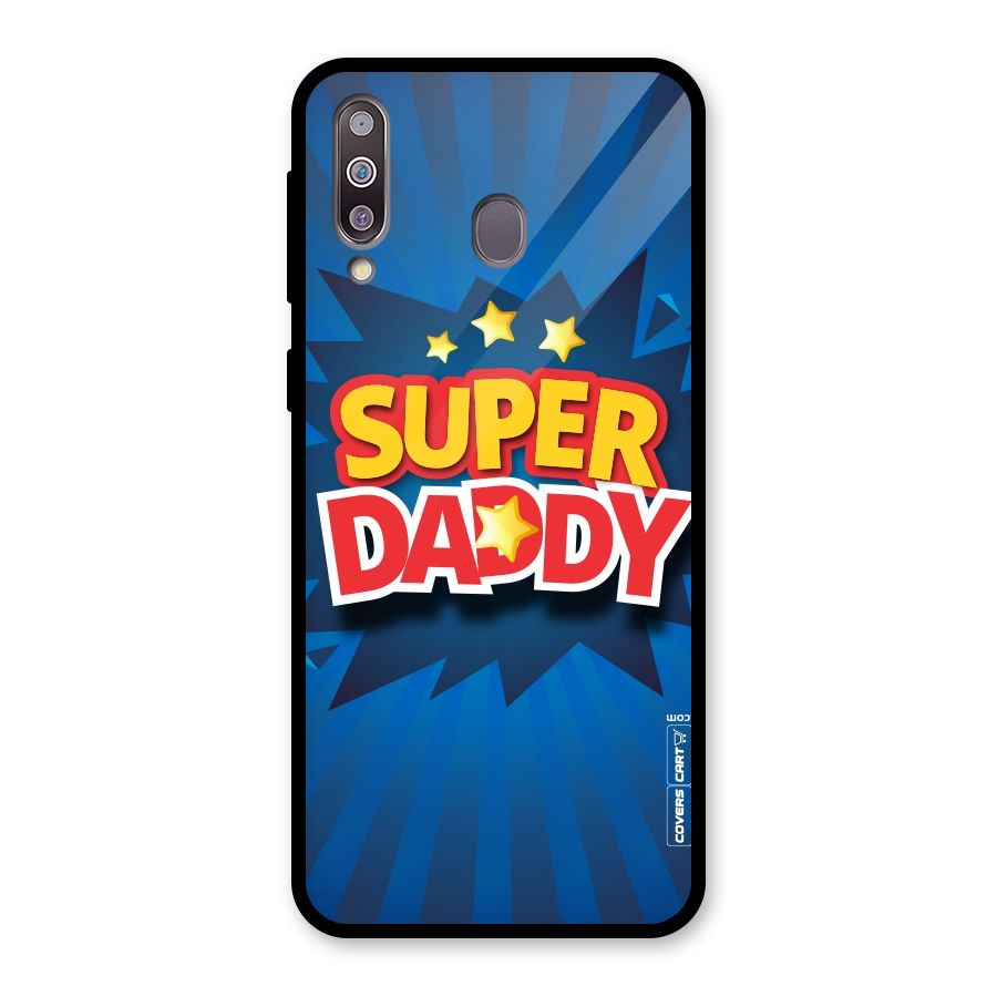 Super Daddy Glass Back Case for Galaxy M30