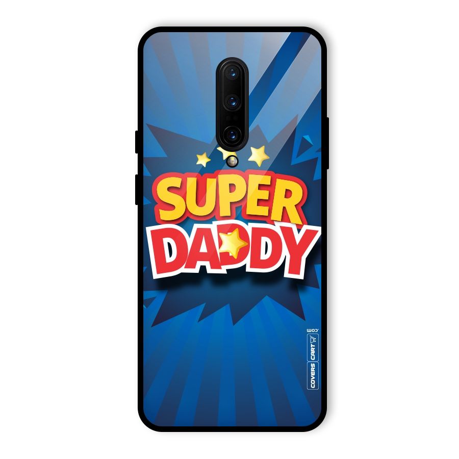 Super Daddy Glass Back Case for OnePlus 7 Pro