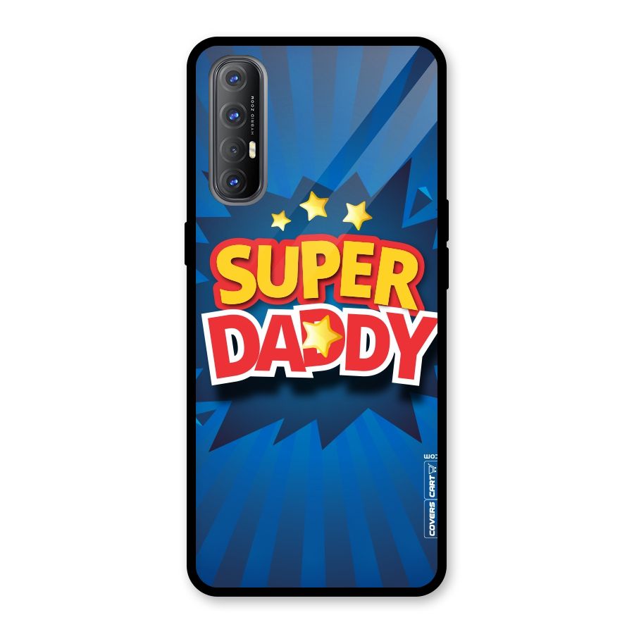 Super Daddy Glass Back Case for Oppo Reno3 Pro