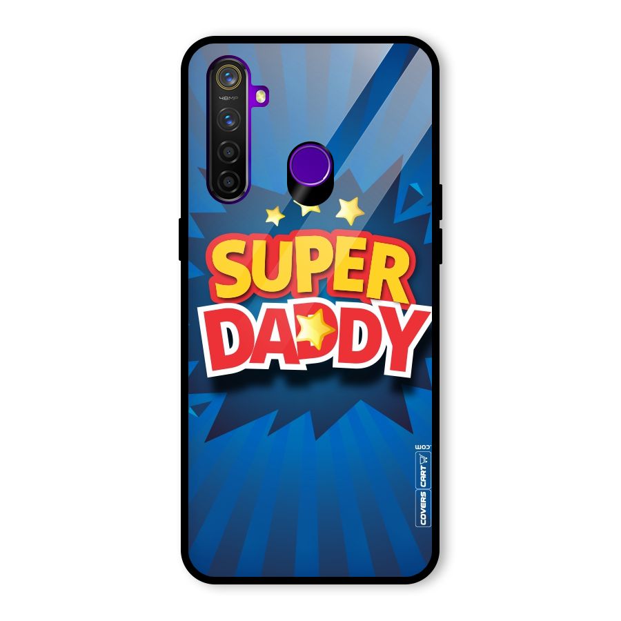 Super Daddy Glass Back Case for Realme 5 Pro