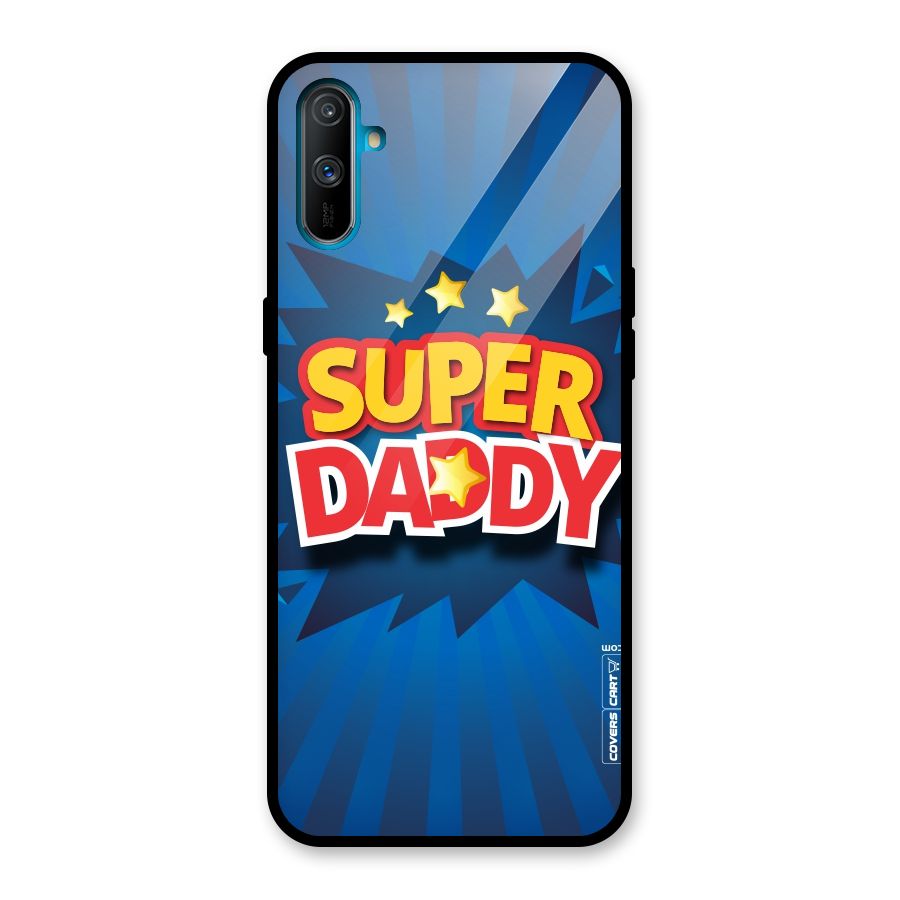 Super Daddy Glass Back Case for Realme C3