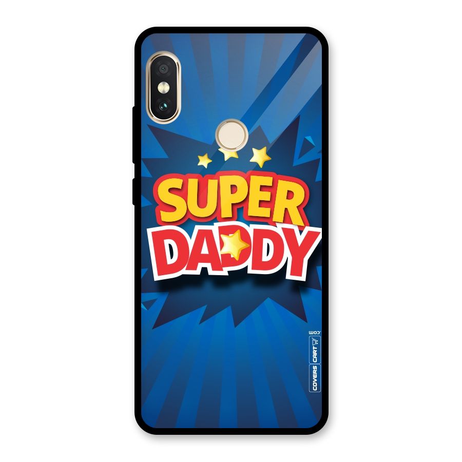 Super Daddy Glass Back Case for Redmi Note 5 Pro