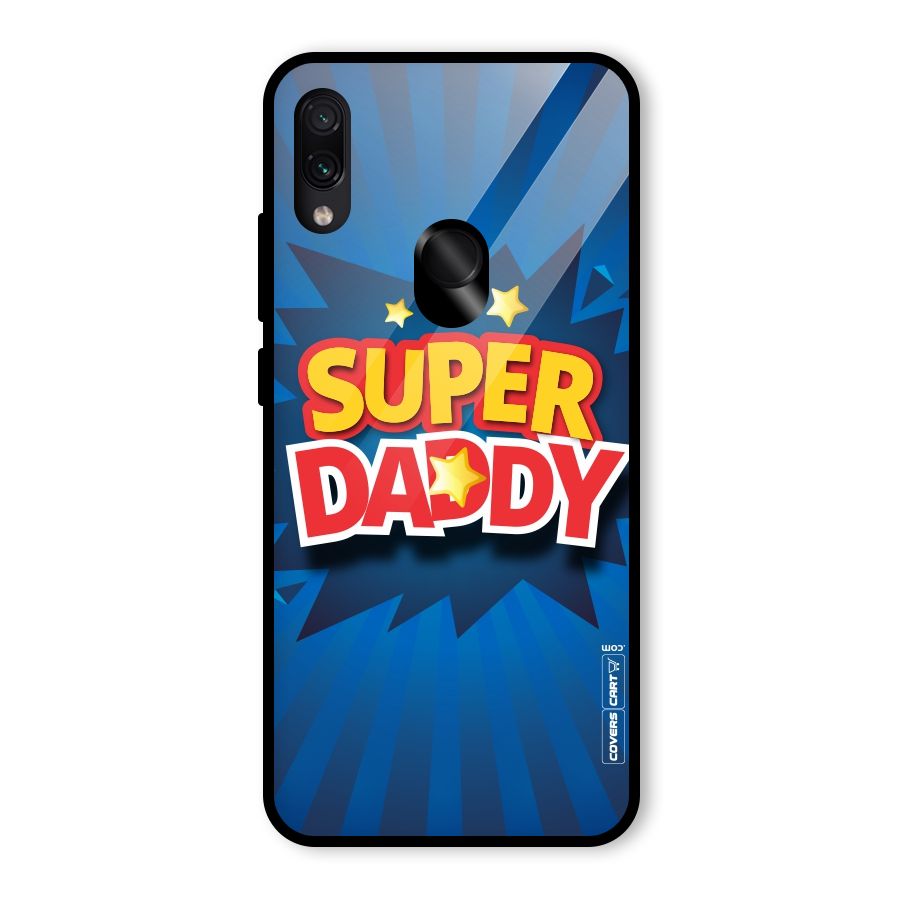 Super Daddy Glass Back Case for Redmi Note 7 Pro