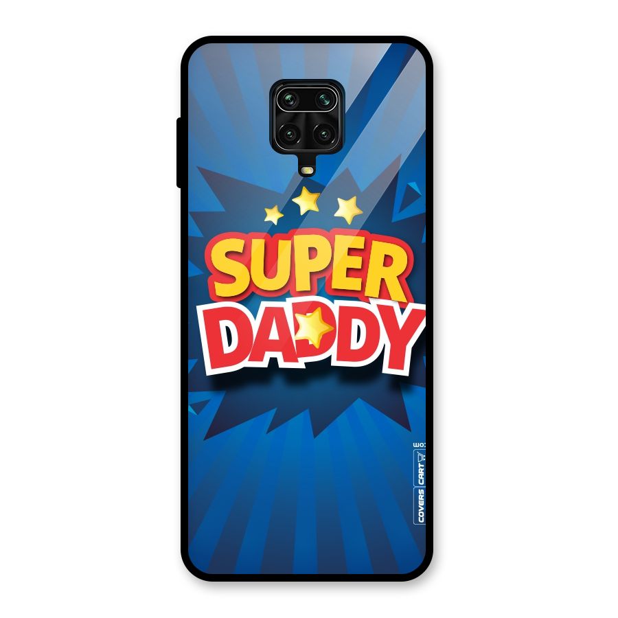Super Daddy Glass Back Case for Redmi Note 9 Pro Max