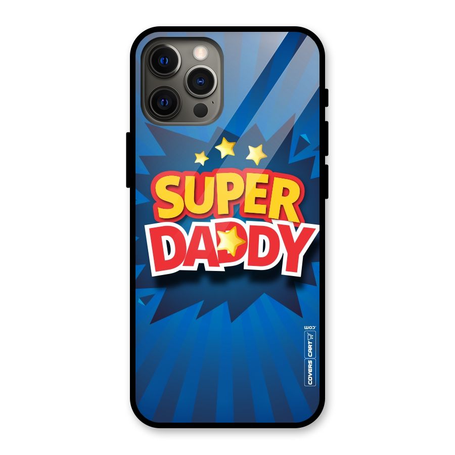 Super Daddy Glass Back Case for iPhone 12 Pro Max