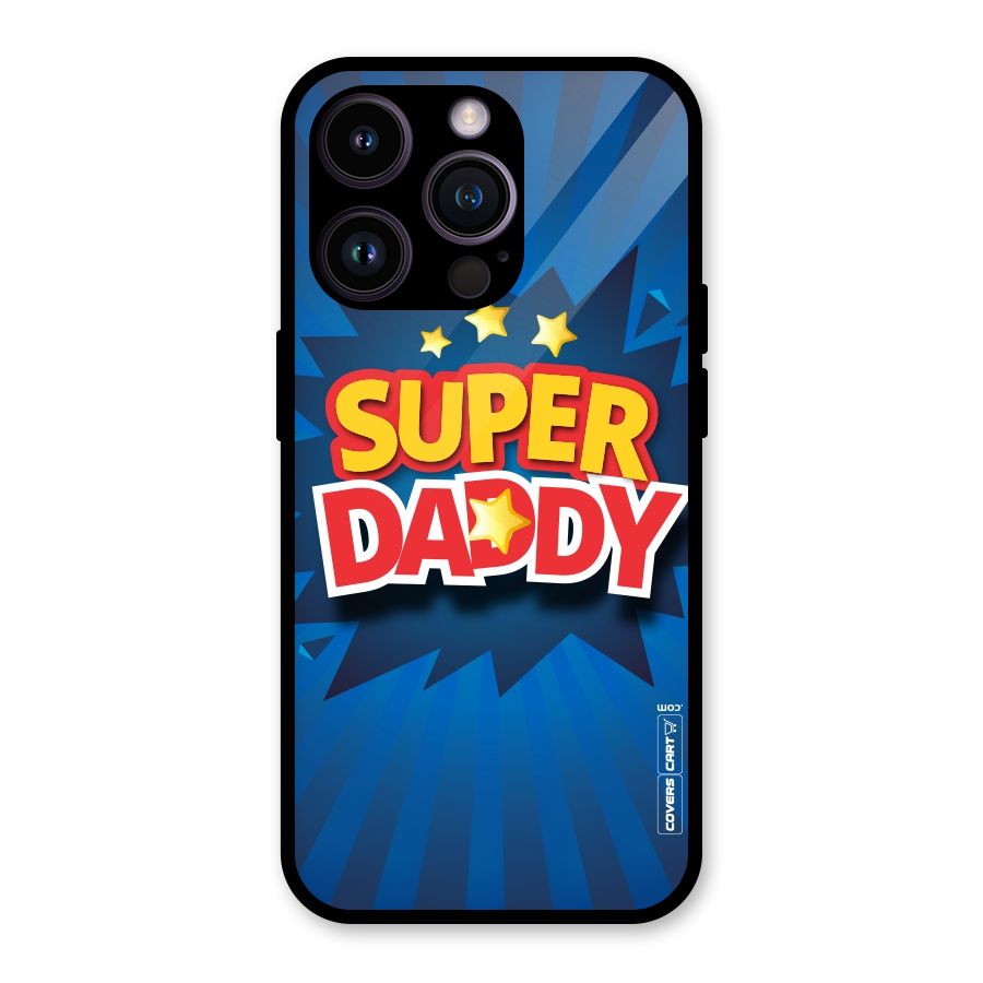 Super Daddy Glass Back Case for iPhone 14 Pro
