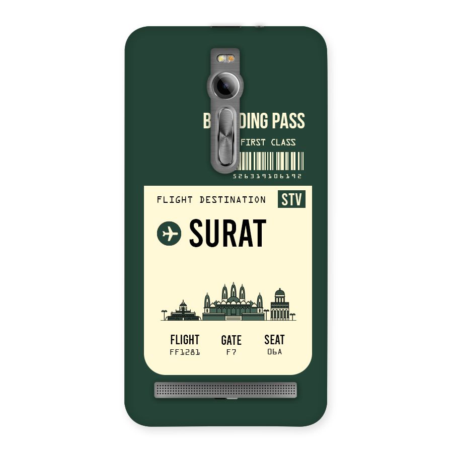 Surat Boarding Pass Back Case for Asus Zenfone 2