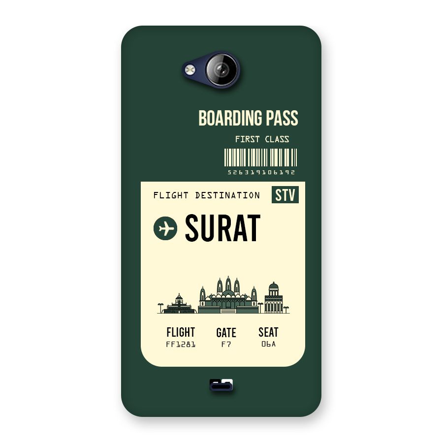 Surat Boarding Pass Back Case for Canvas Play Q355