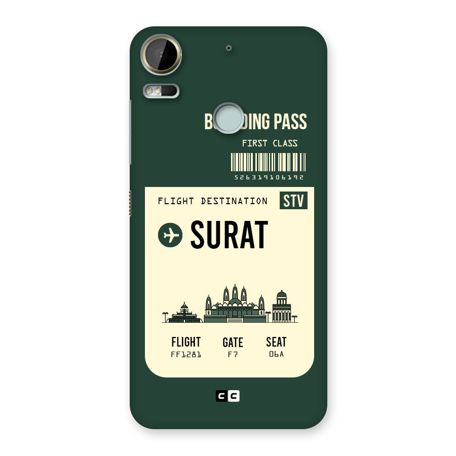 Surat Boarding Pass Back Case for Desire 10 Pro