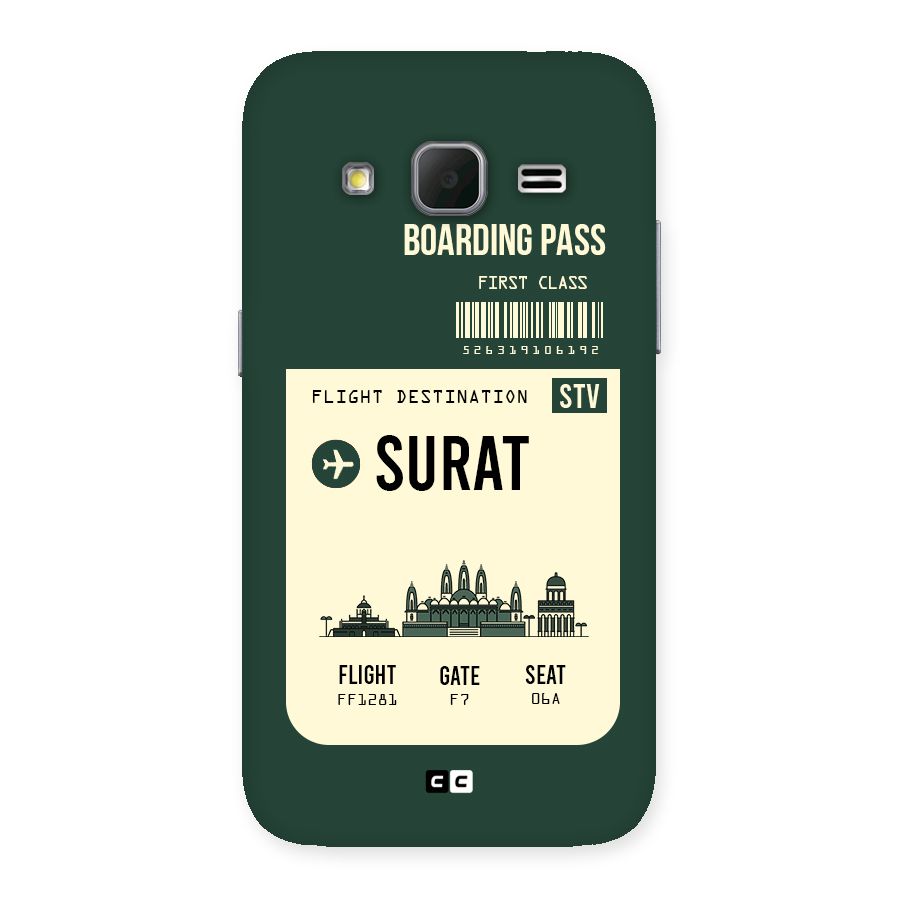 Surat Boarding Pass Back Case for Galaxy Core Prime