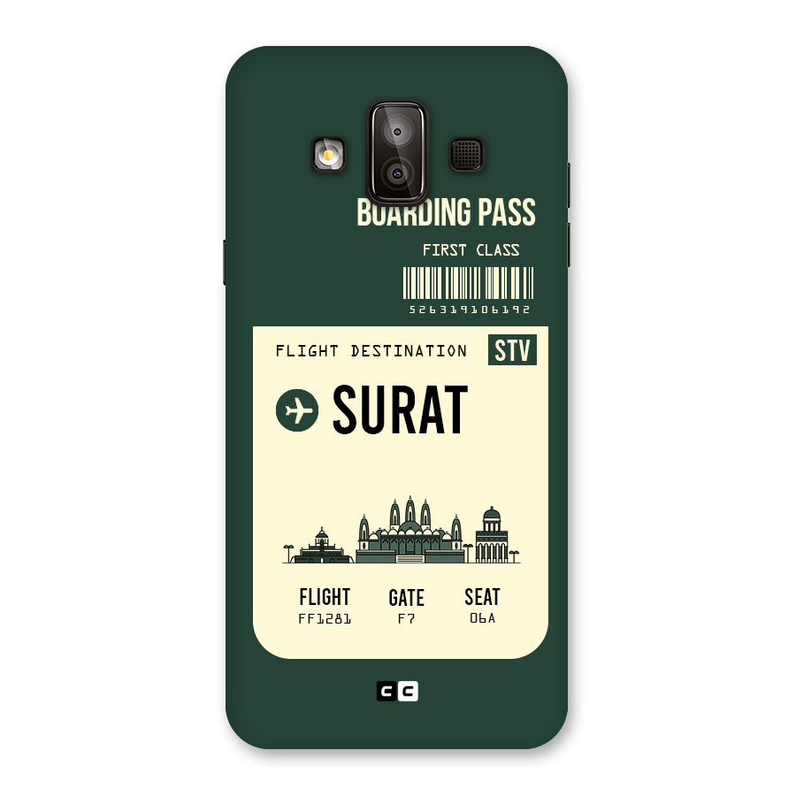 Surat Boarding Pass Back Case for Galaxy J7 Duo