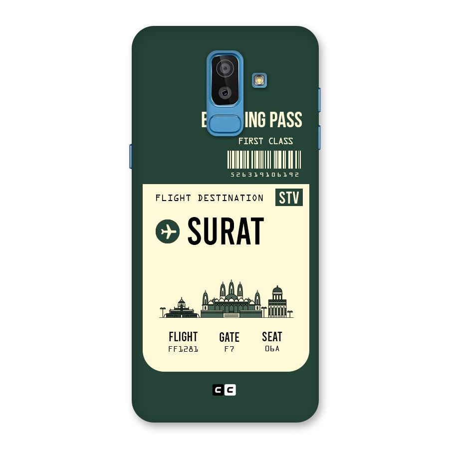 Surat Boarding Pass Back Case for Galaxy J8