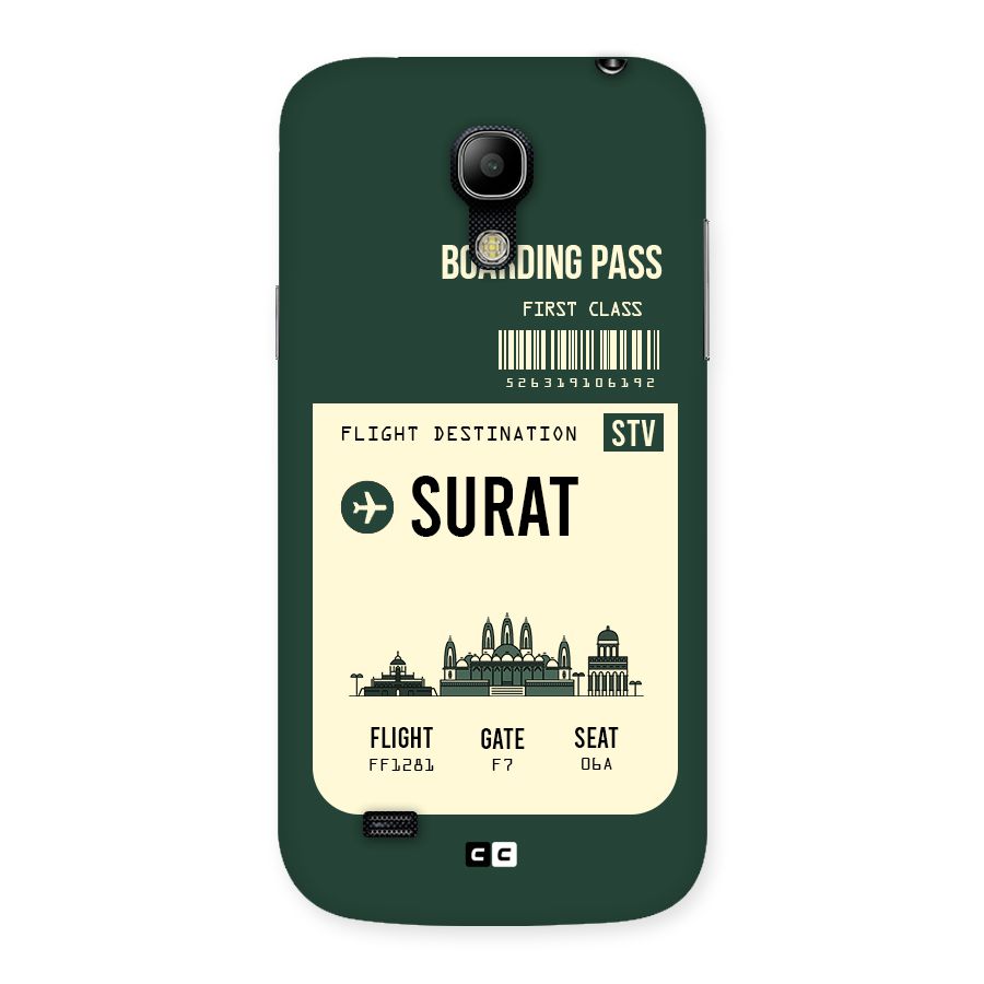 Surat Boarding Pass Back Case for Galaxy S4 Mini