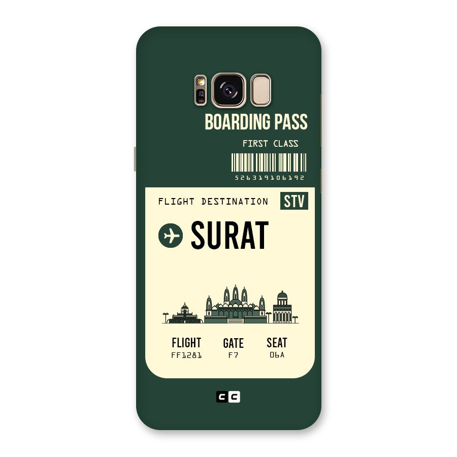 Surat Boarding Pass Back Case for Galaxy S8 Plus