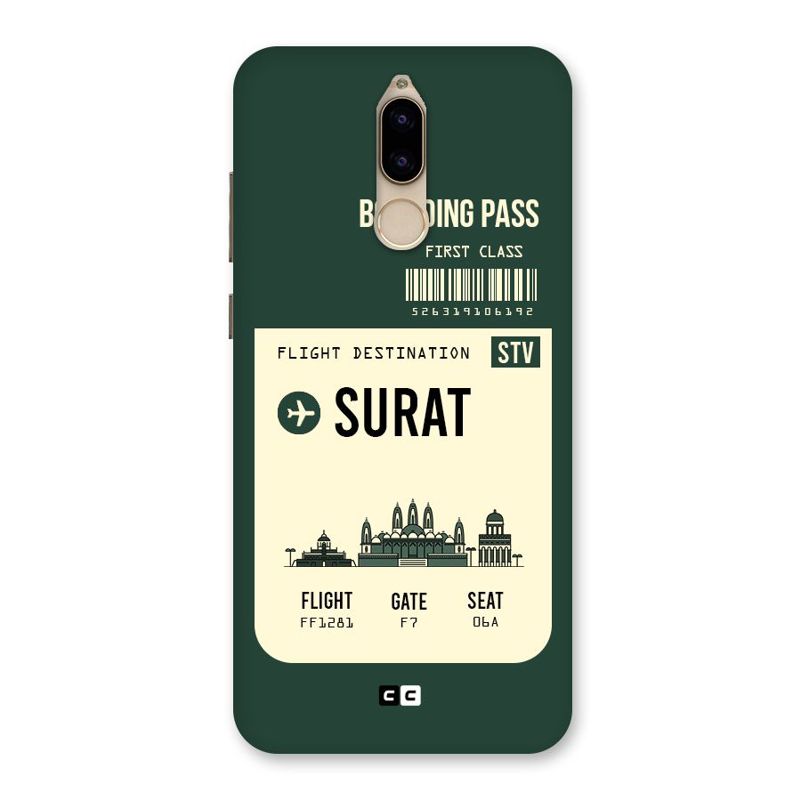 Surat Boarding Pass Back Case for Honor 9i