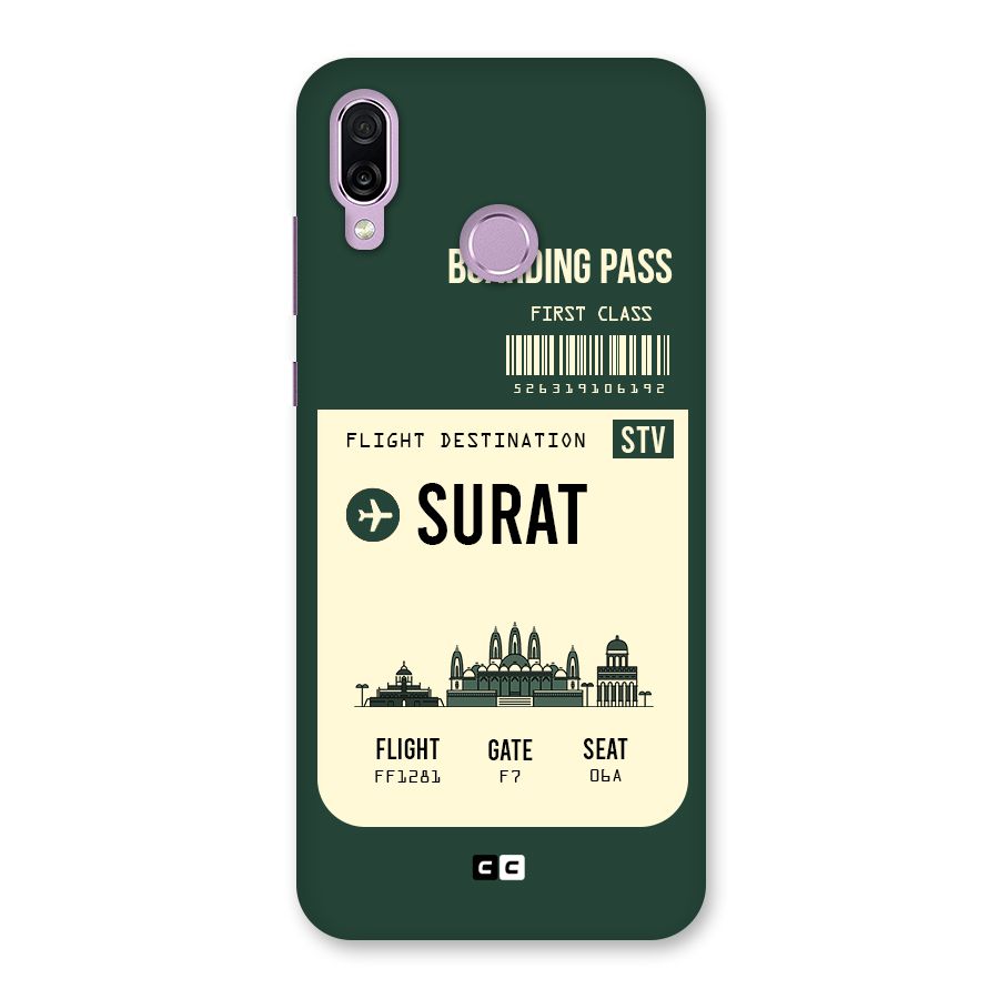 Surat Boarding Pass Back Case for Honor Play