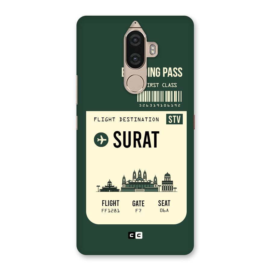 Surat Boarding Pass Back Case for Lenovo K8 Note