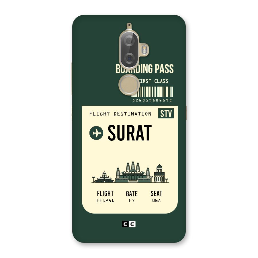 Surat Boarding Pass Back Case for Lenovo K8 Plus
