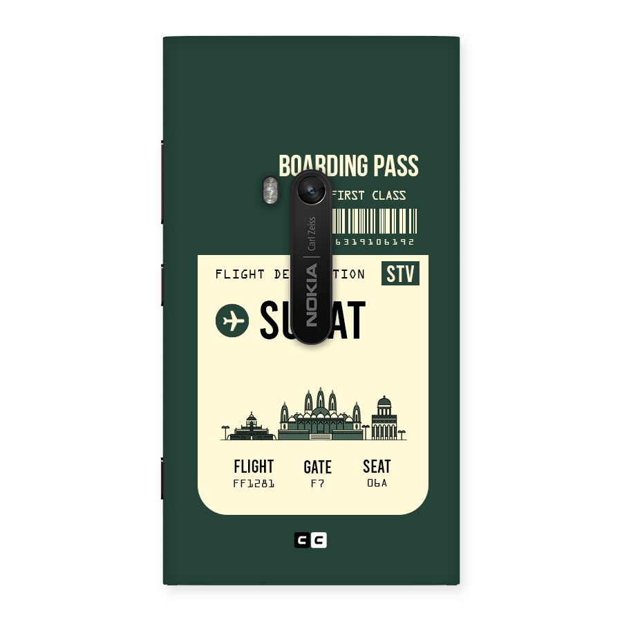Surat Boarding Pass Back Case for Lumia 920