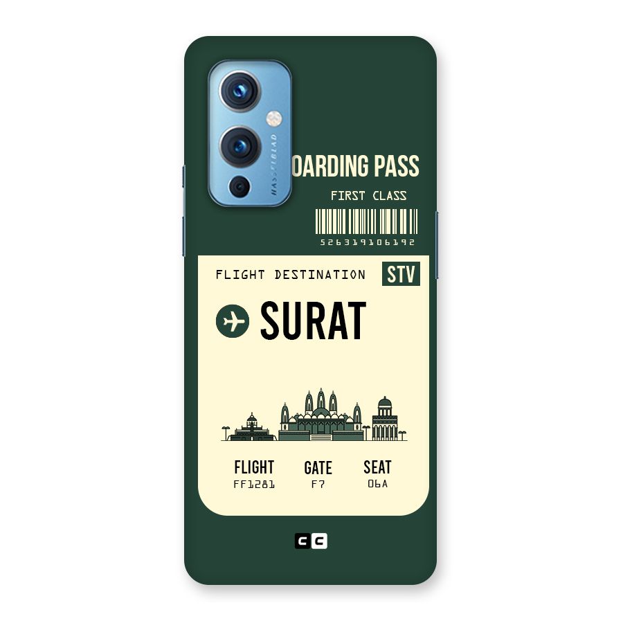 Surat Boarding Pass Back Case for OnePlus 9