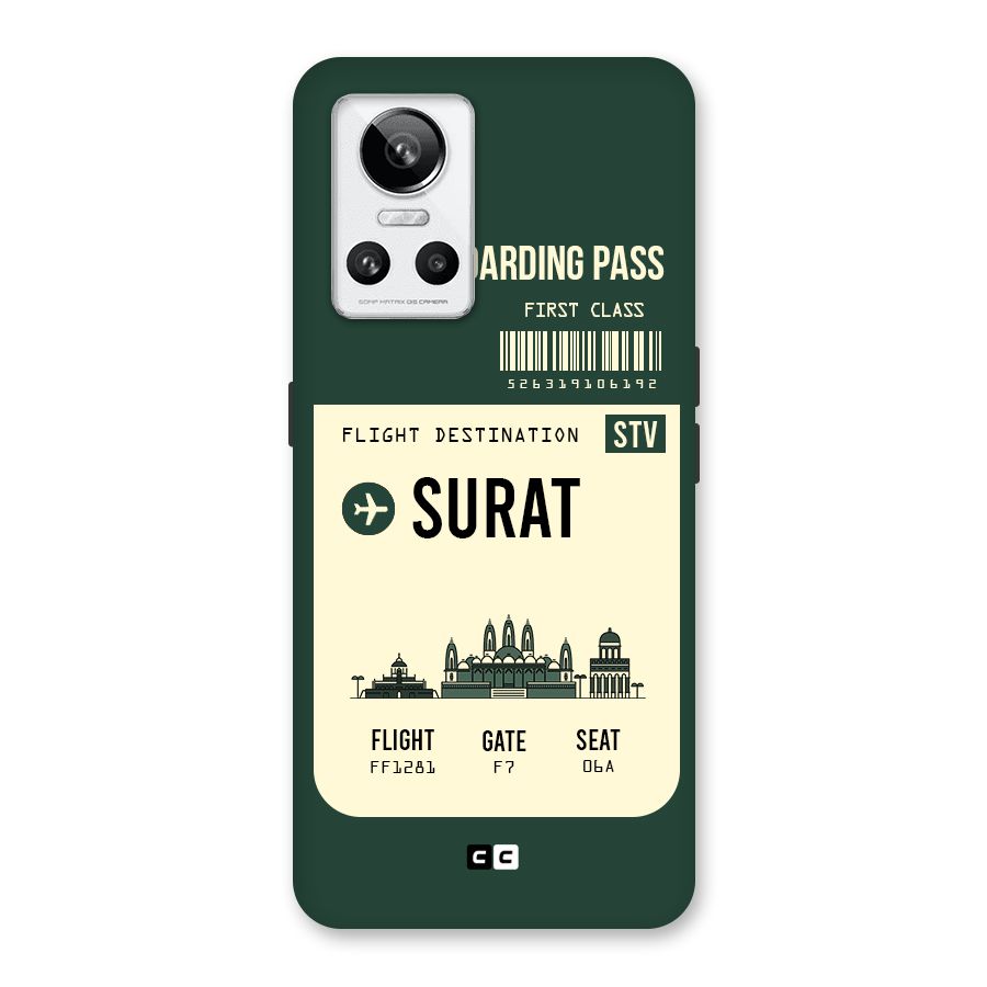 Surat Boarding Pass Back Case for Realme GT Neo 3