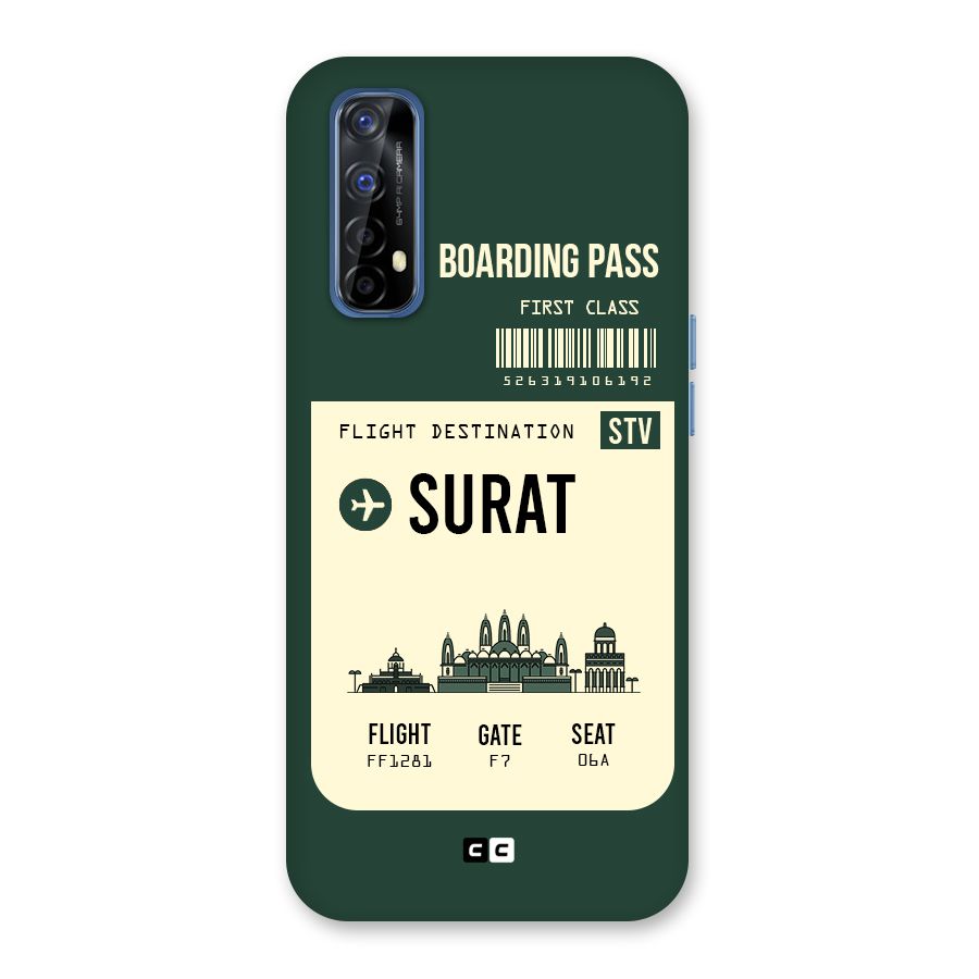 Surat Boarding Pass Back Case for Realme Narzo 20 Pro