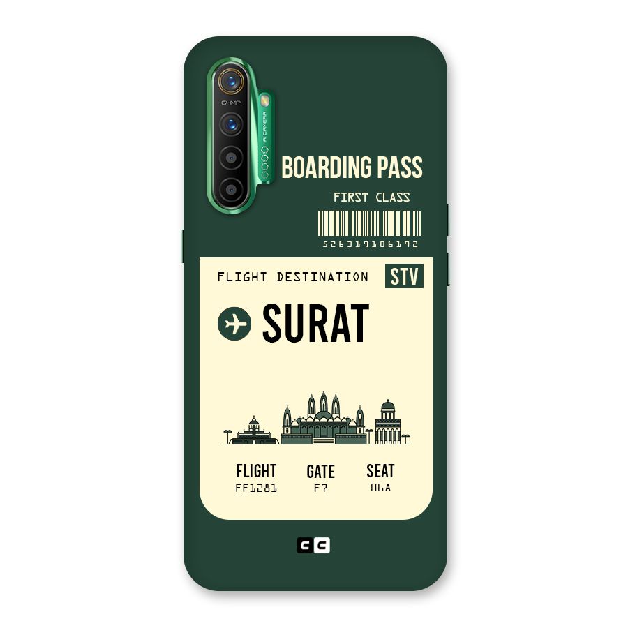 Surat Boarding Pass Back Case for Realme X2