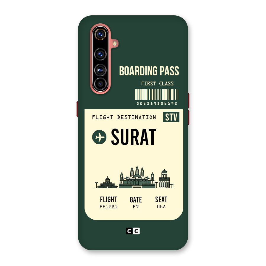 Surat Boarding Pass Back Case for Realme X50 Pro