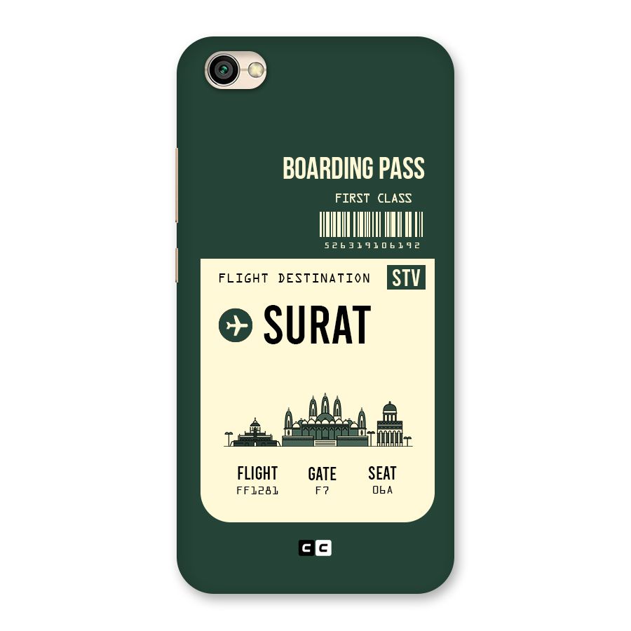 Surat Boarding Pass Back Case for Redmi Y1 Lite