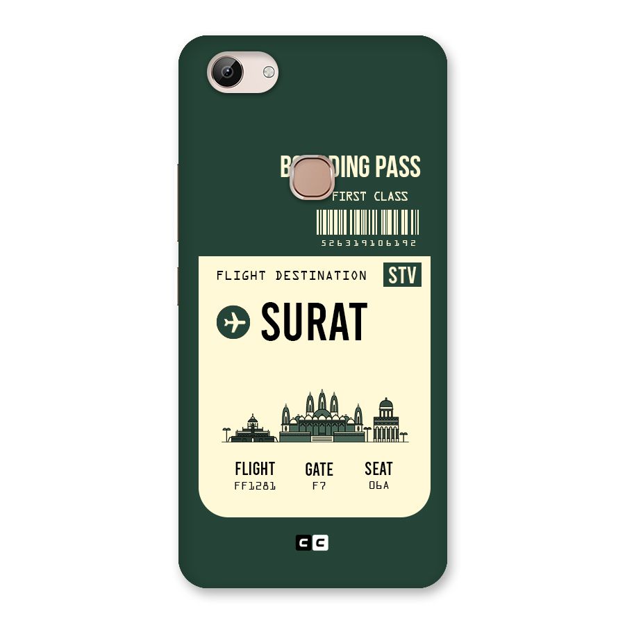 Surat Boarding Pass Back Case for Vivo Y83
