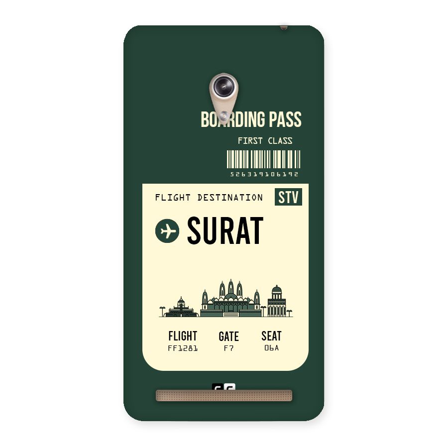 Surat Boarding Pass Back Case for Zenfone 6