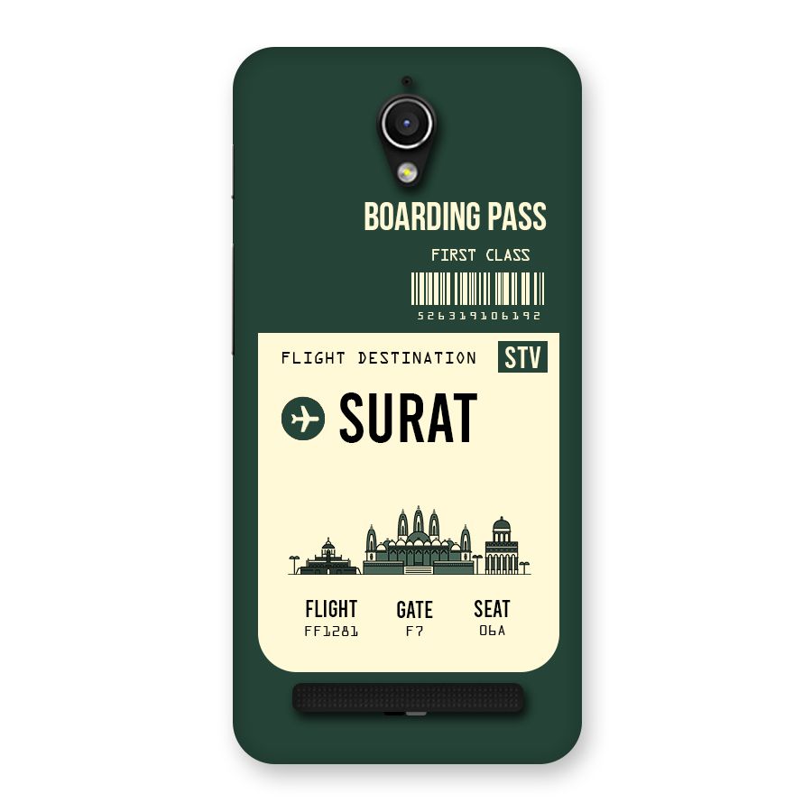 Surat Boarding Pass Back Case for Zenfone Go