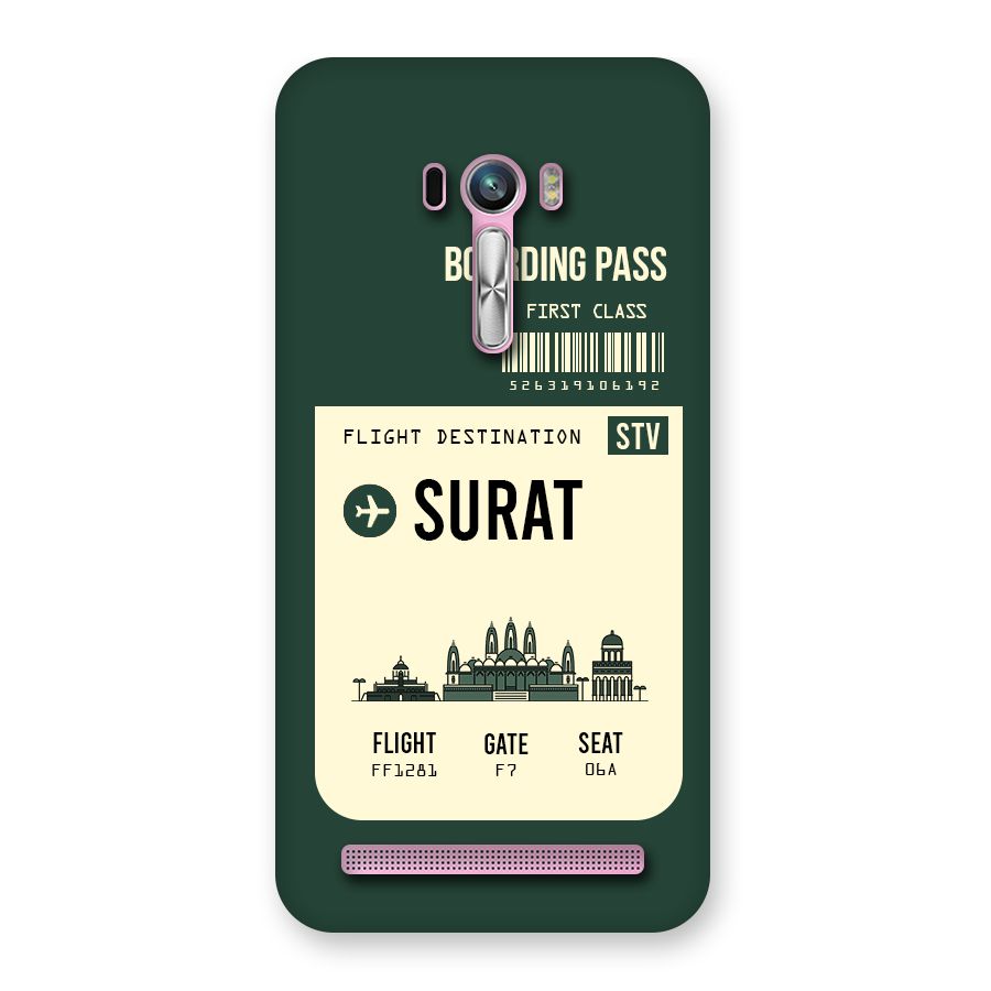 Surat Boarding Pass Back Case for Zenfone Selfie