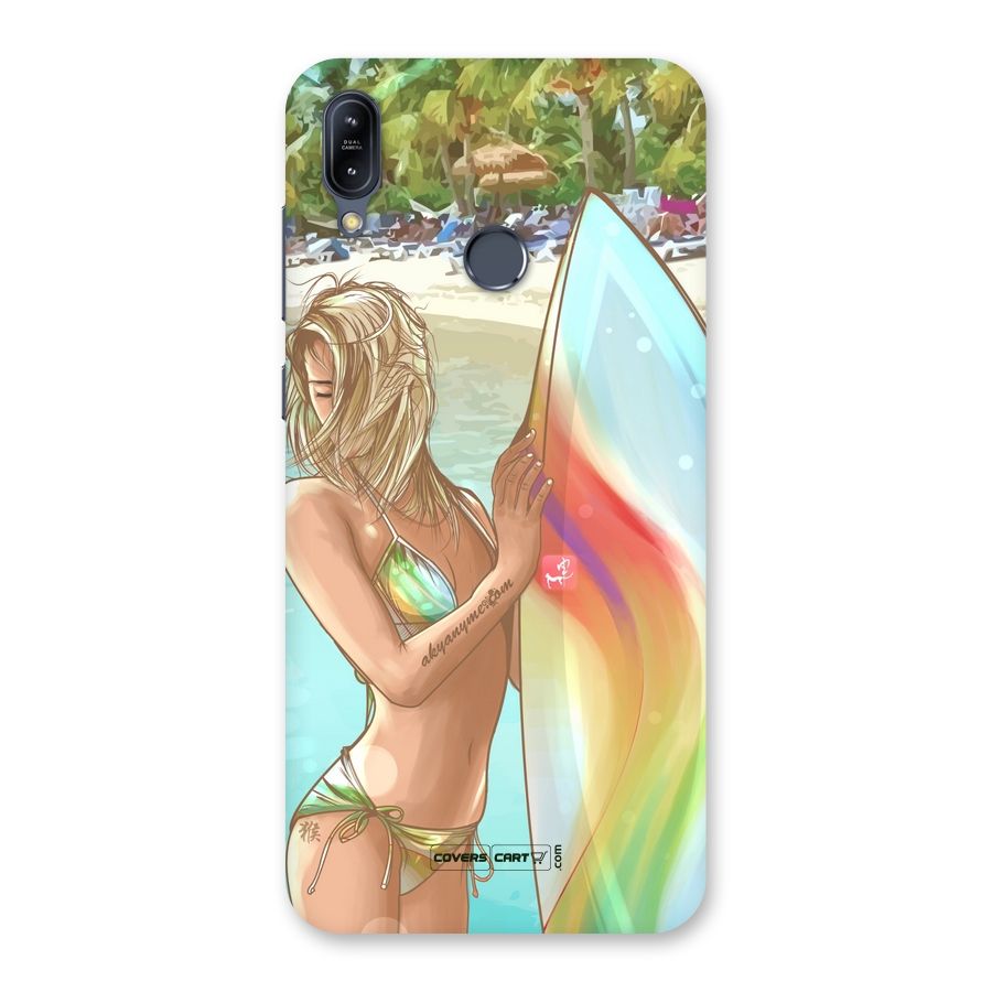 Surf Girl Beach Back Case for Zenfone Max M2