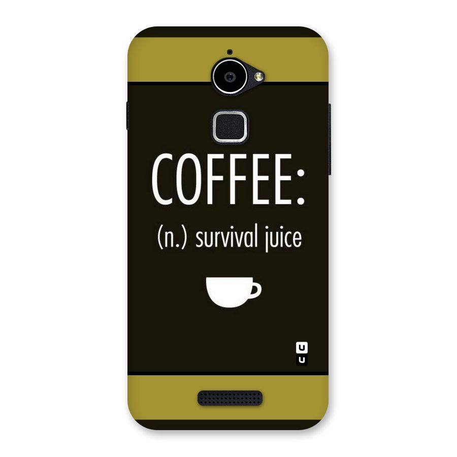 Survival Juice Back Case for Coolpad Note 3 Lite