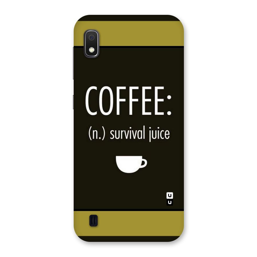 Survival Juice Back Case for Galaxy A10