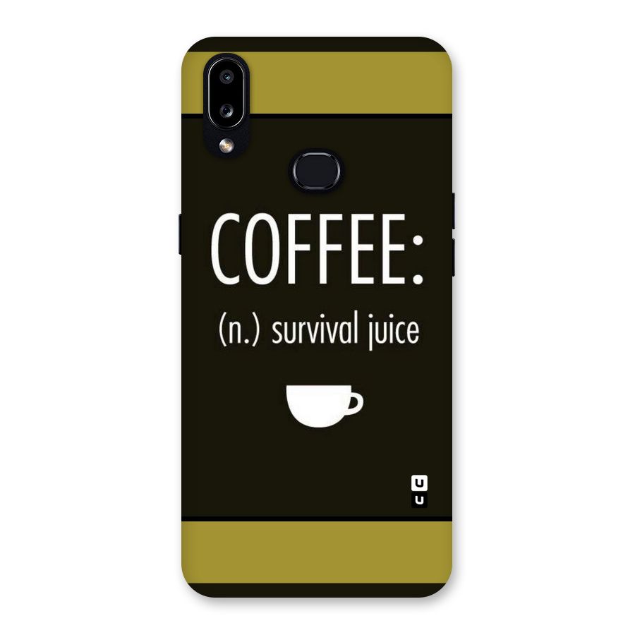 Survival Juice Back Case for Galaxy A10s