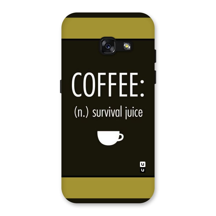 Survival Juice Back Case for Galaxy A3 (2017)
