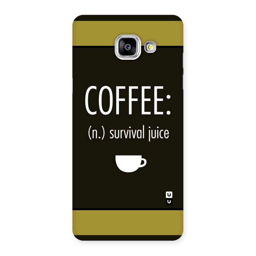 Survival Juice Back Case for Galaxy A5 2016