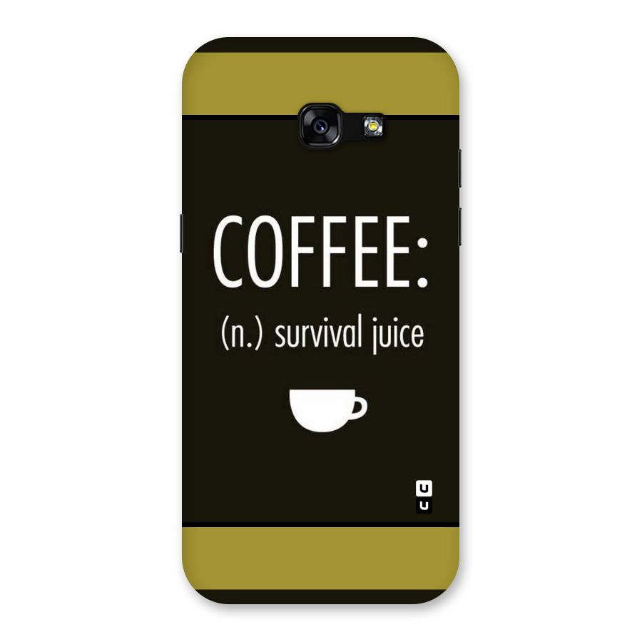 Survival Juice Back Case for Galaxy A5 2017