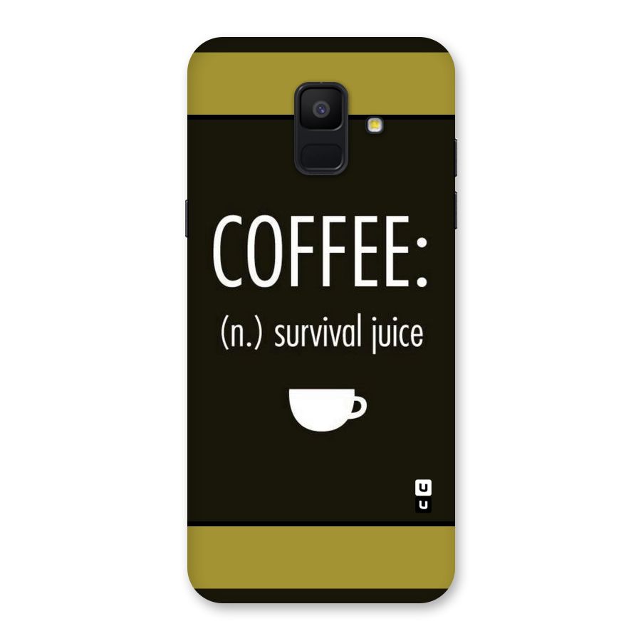 Survival Juice Back Case for Galaxy A6 (2018)