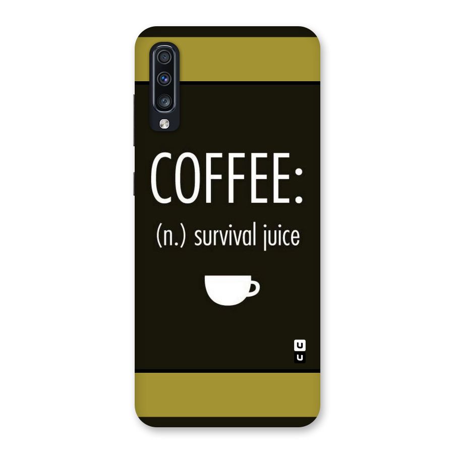 Survival Juice Back Case for Galaxy A70