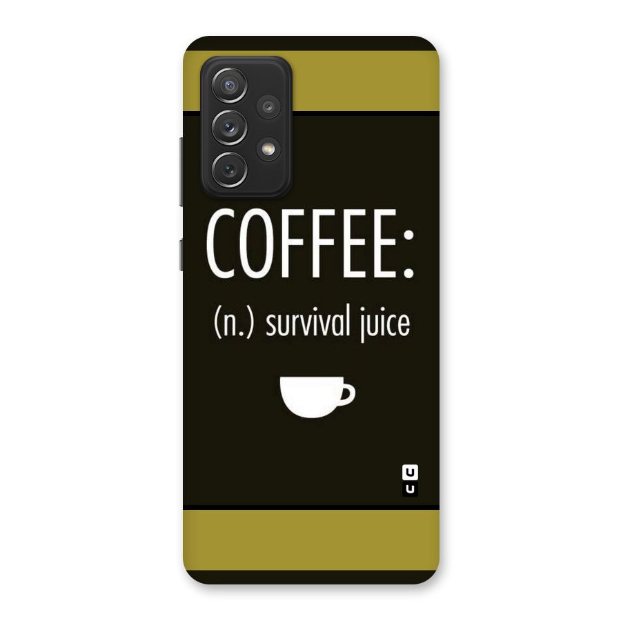 Survival Juice Back Case for Galaxy A72
