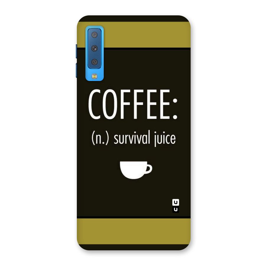 Survival Juice Back Case for Galaxy A7 (2018)