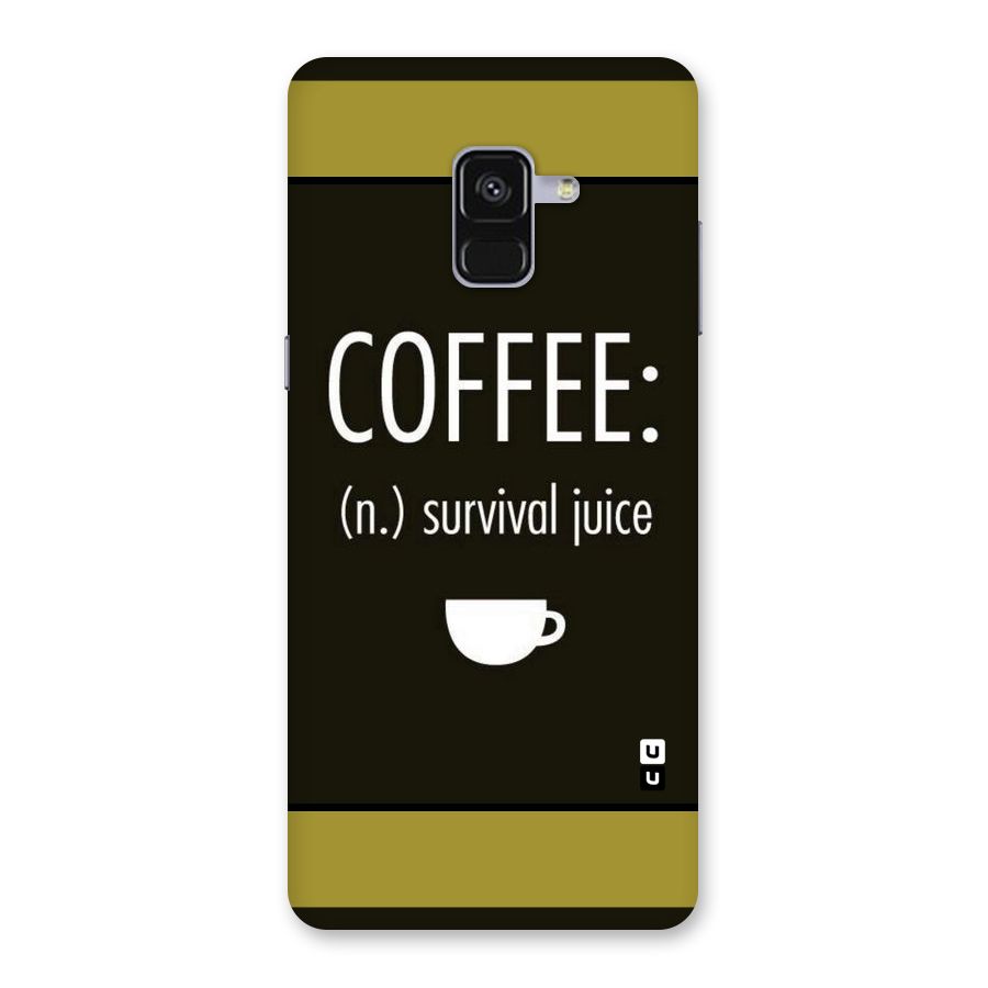 Survival Juice Back Case for Galaxy A8 Plus