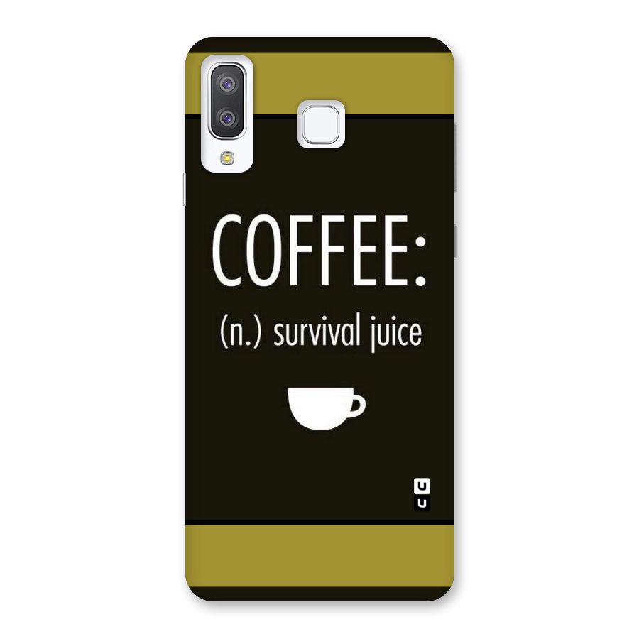 Survival Juice Back Case for Galaxy A8 Star